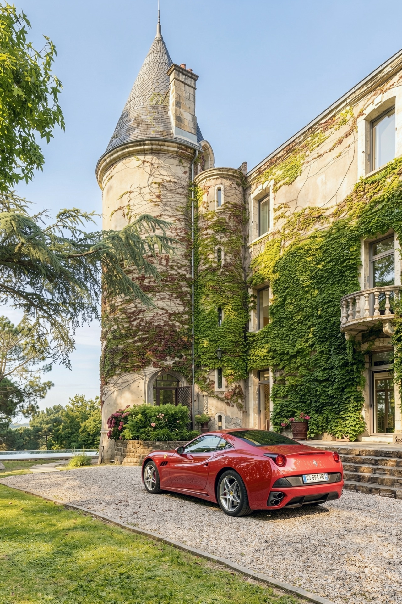 Château et son parc, Côte landaise